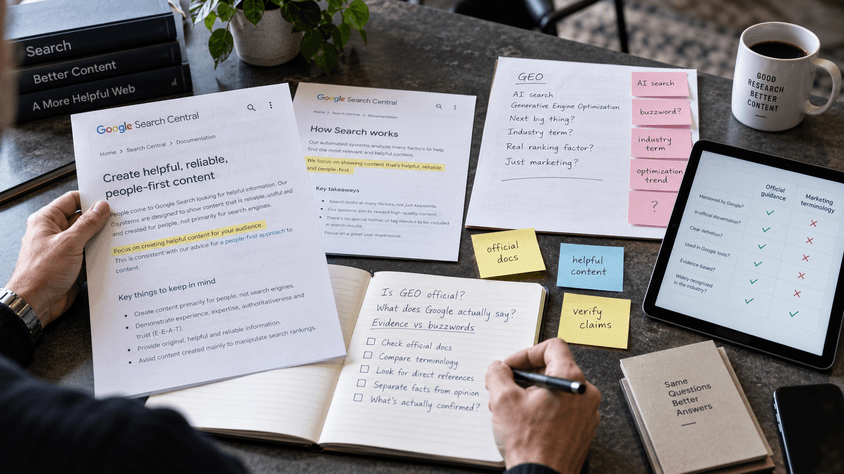 Images of Google documentation